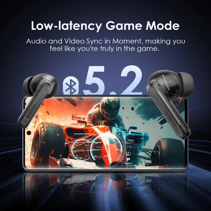 Oraimo FreePods Lite W330 - True Wireless Earbuds IPX5-Water Resistant, with 2 Mics - ضمان سنه من الوكيل