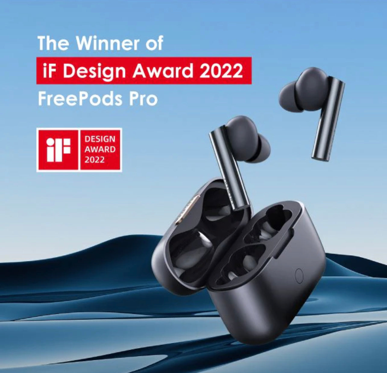 Oraimo FreePods Pro ANC | Active Noise cancellation - Warranty 365 days بضمان سنة سماعات أذن لا سلكية لعزل الضوضاء وتشغيل يدوم لفترة طويلة