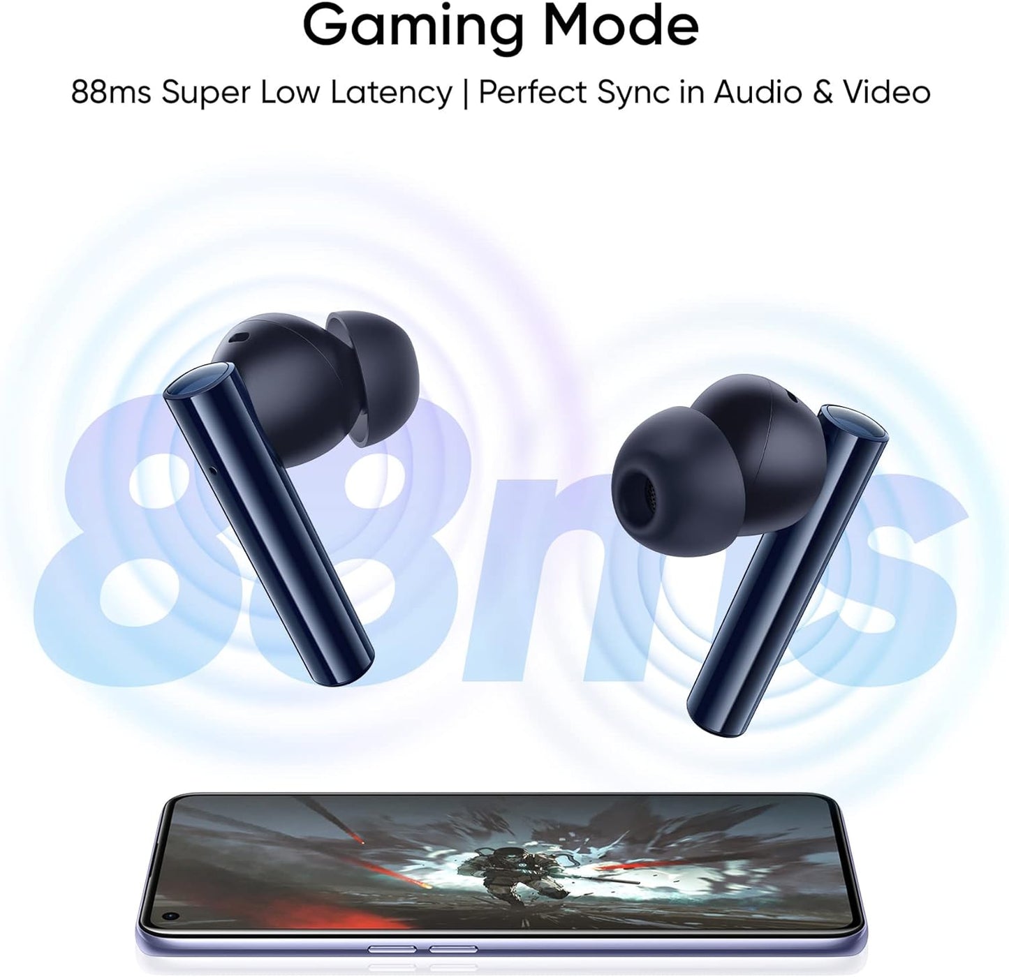 Realme Buds air 2 Earbuds Black - Global Version