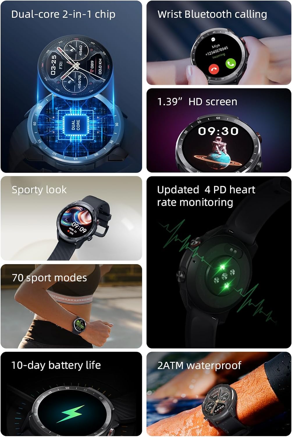 Mibro Smart Watch A2- Global Version