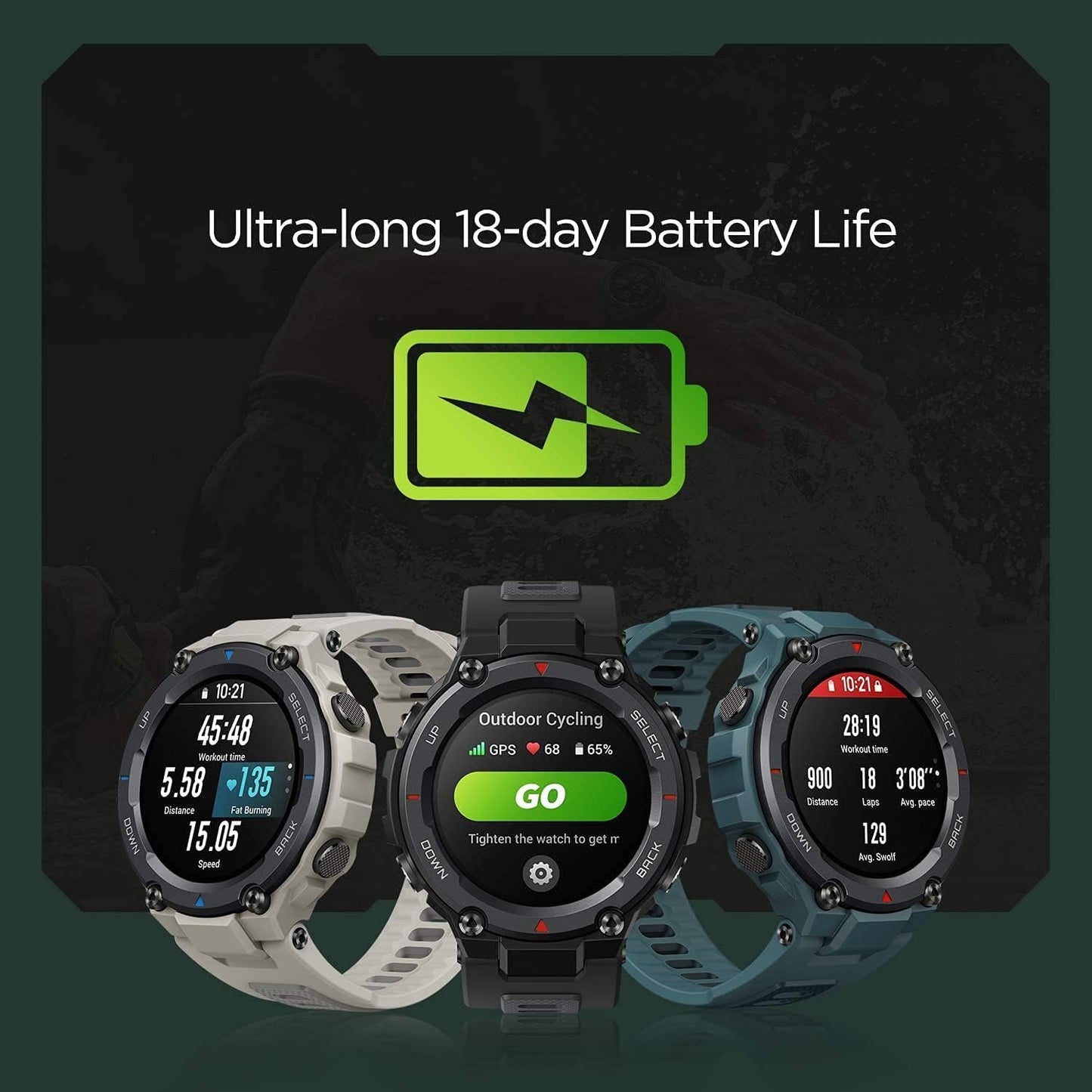 Amazfit Watch T-Rex Pro- Local Warranty 12 Months