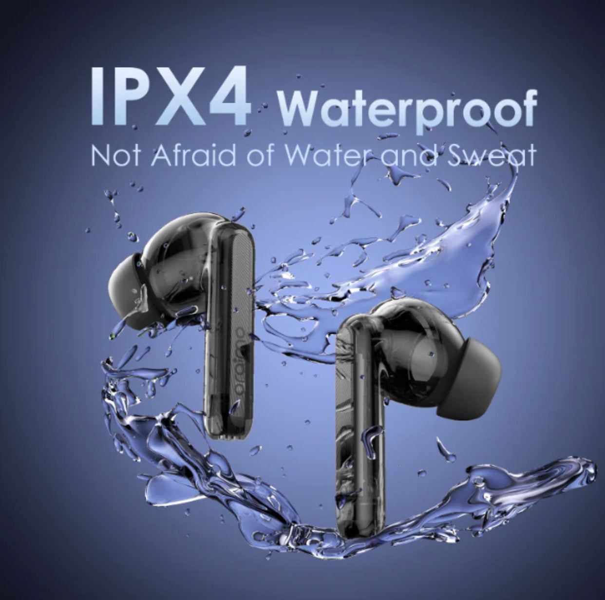 Oraimo freepods Lite W-330 Wireless Earbuds - 40H Playtime - Black