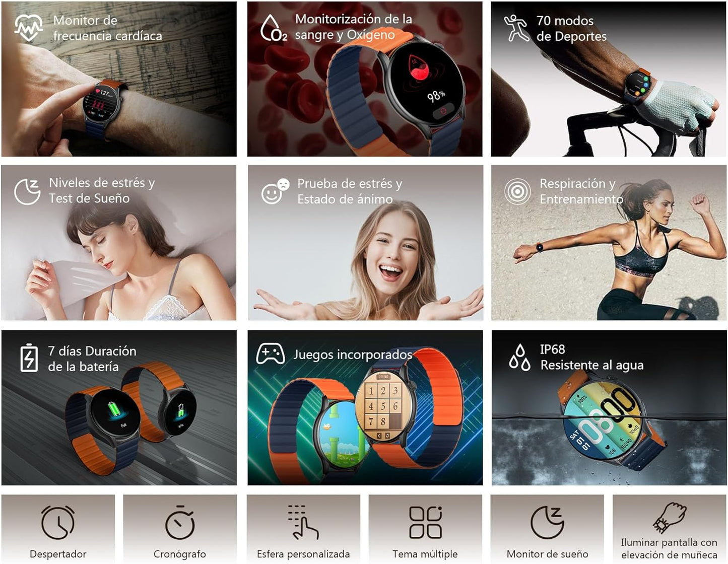 Kieslect KR Pro Smart Watch 2 Straps - Global Version