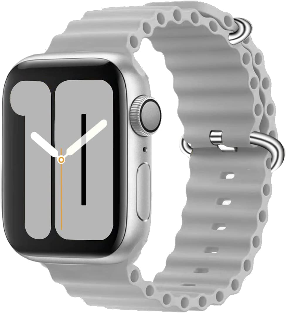 Soft Silicone iWatch Strap Series Ultra -Grey
