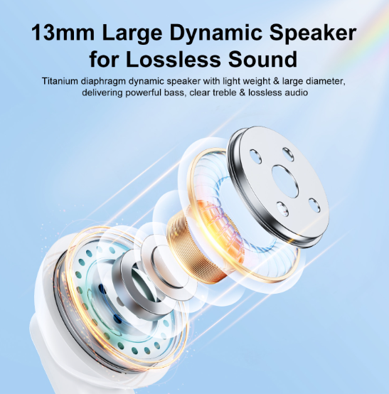 Joyroom TL11 Dual-Mic ENC True Wireless Earphones - Black