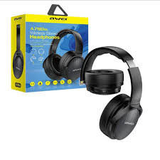 AWEI A780BL Bluetooth 5.1 Earphone Wireless Headphone With Microphone Deep Bass Gaming Headset IPX5 Waterproof For Smartphone with 3.5mm aux Jack - Black