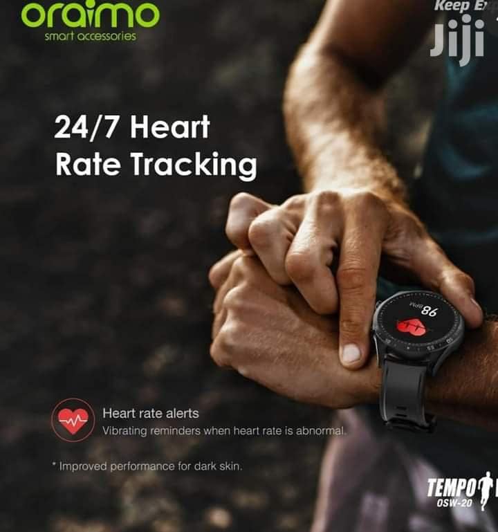 Oraimo Tempo W2 IP67 Waterproof 24 Training Modes Smart Watch - ضمان ١٤ يوم من الموقع