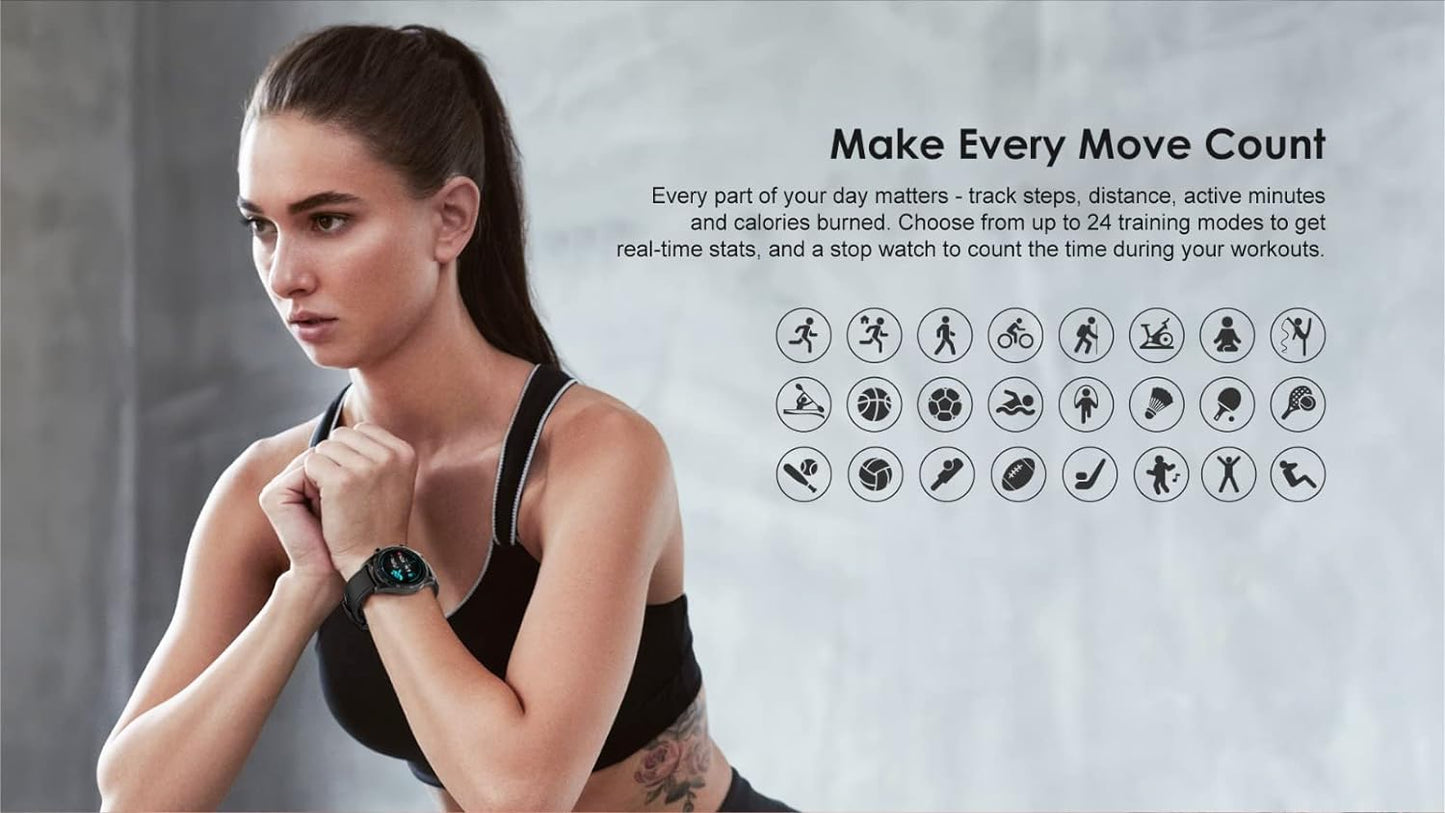 Oraimo Tempo W2 IP67 Waterproof 24 Training Modes Smart Watch - ضمان ١٤ يوم من الموقع