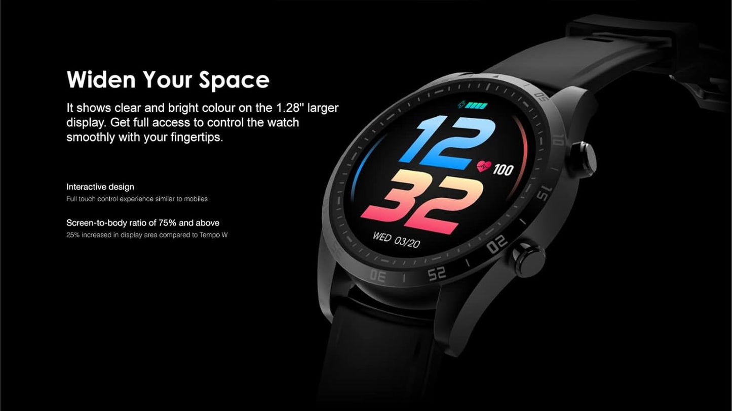 Oraimo Tempo W2 IP67 Waterproof 24 Training Modes Smart Watch - ضمان ١٤ يوم من الموقع