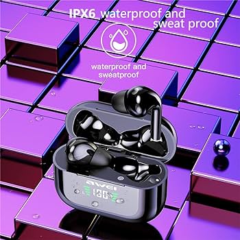 Awei T29P Bluetooth V5.0 LED Digital Display Ture Wireless Sports IPX4 Waterproof TWS