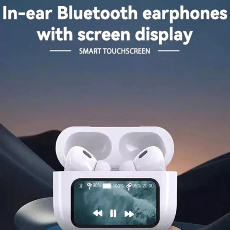 ( عرض العيد - ينتهي في 2 ابريل) سماعة ايربودز بشاشة تاتش Touch Screen Bluetooth Headset With Screen TWS -M2 Pods|X-INOVA