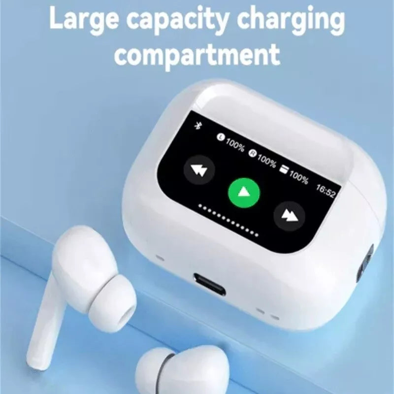 ( عرض العيد - ينتهي في 2 ابريل) سماعة ايربودز بشاشة تاتش Touch Screen Bluetooth Headset With Screen TWS -M2 Pods|X-INOVA