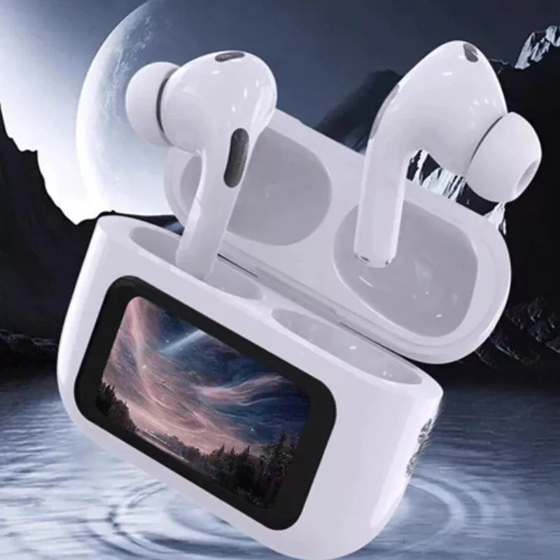 ( عرض العيد - ينتهي في 2 ابريل) سماعة ايربودز بشاشة تاتش Touch Screen Bluetooth Headset With Screen TWS -M2 Pods|X-INOVA
