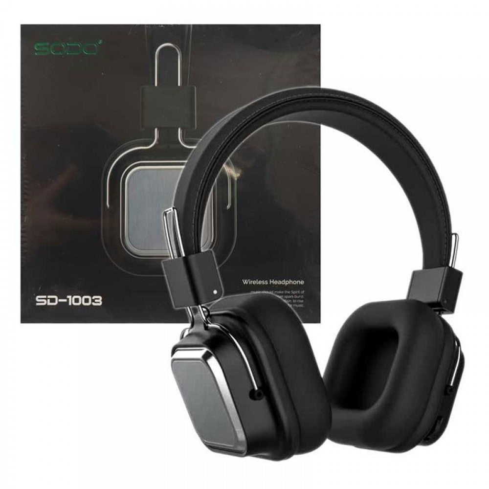 SODO SD-1003 Wireless/Wired Headphone - Black
