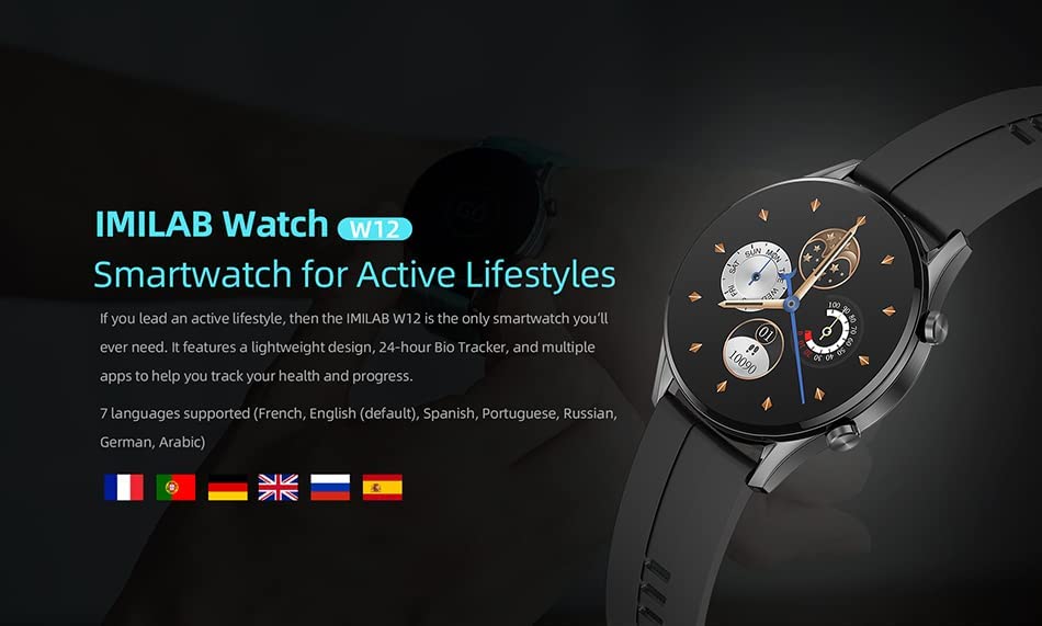 IMILAB Smart Watch, Black - W12