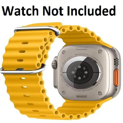 Soft Silicone iWatch Strap Series Ultra -Yellow