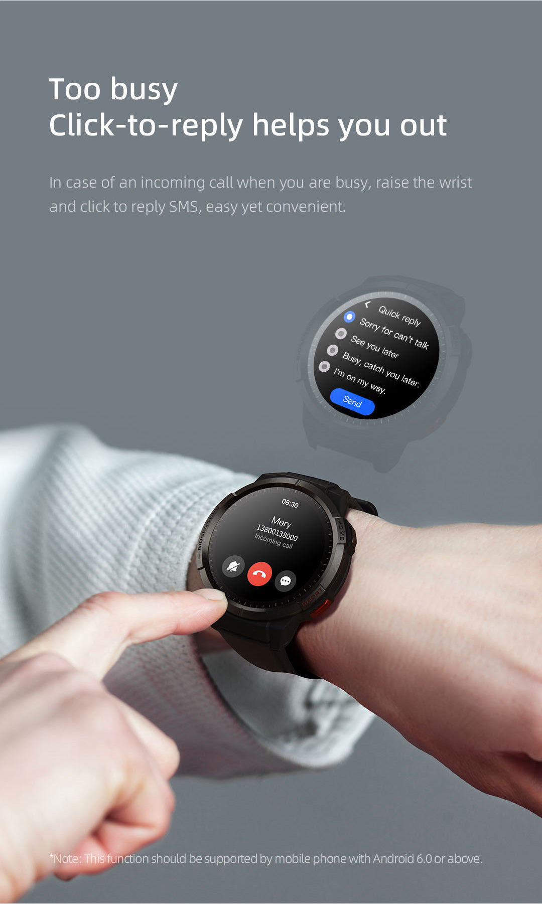 XIAOMI MibroWatch GS – BLACK