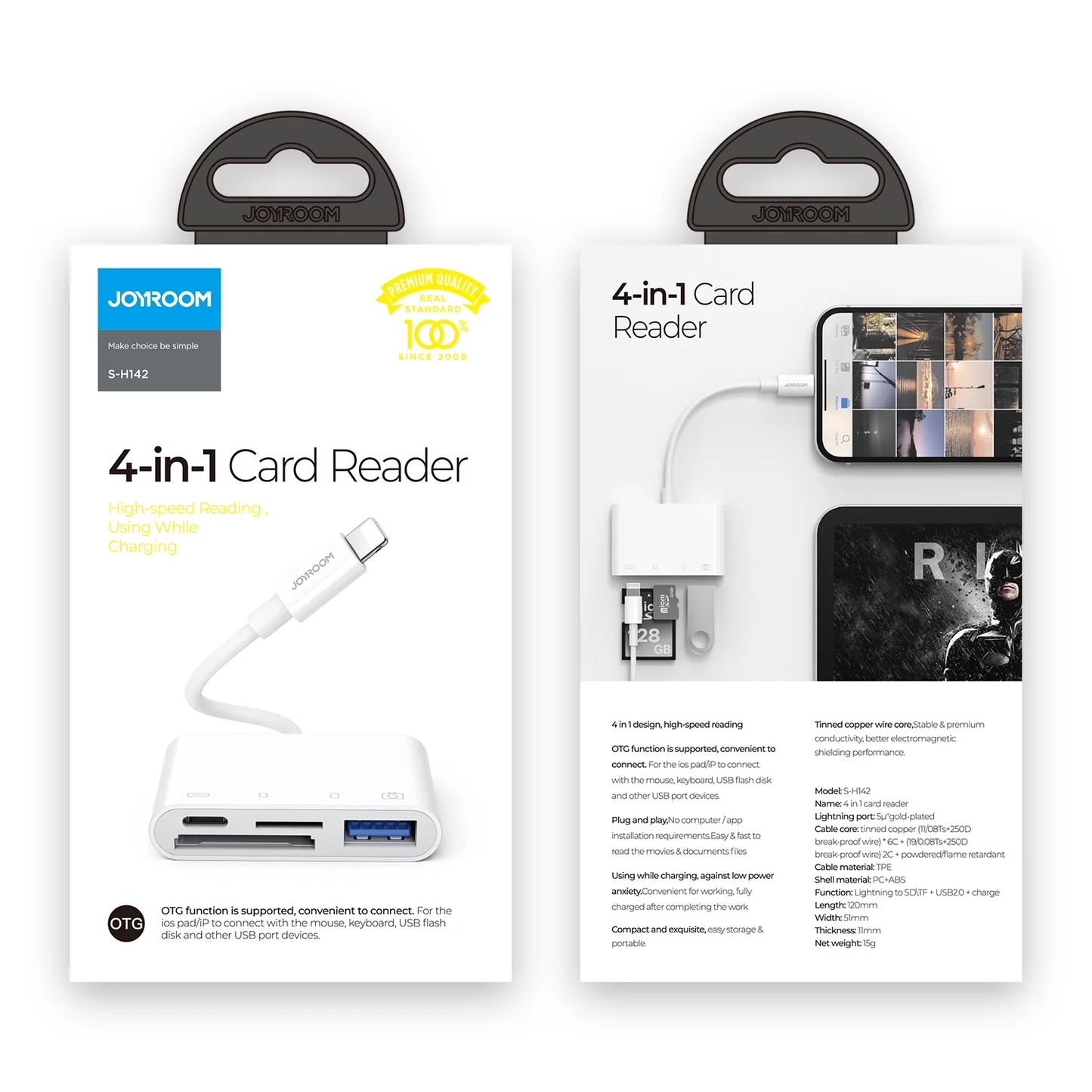 Joyroom S-H142 4 In1 Card Reader