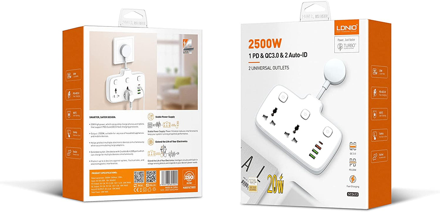 LDNIO SC2413 Universal Power Strip