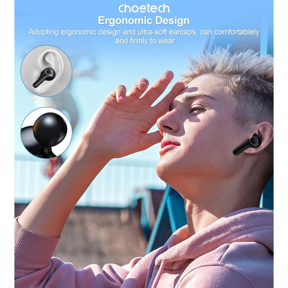 Choetech True Wireless Earbuds BH-T06 Choetech IPX8 WATERPROOF