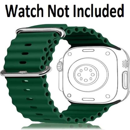 Soft Silicone iWatch Strap Series Ultra -Green