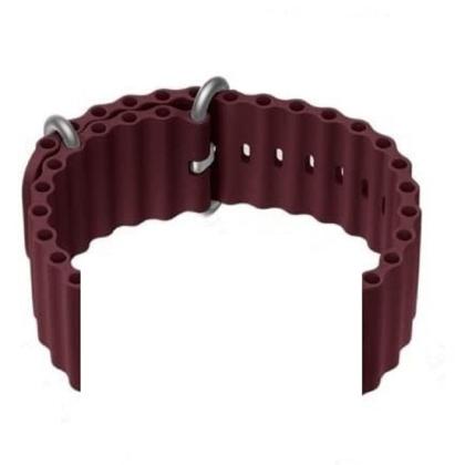 Soft Silicone iWatch Strap Series Ultra -Wine Red