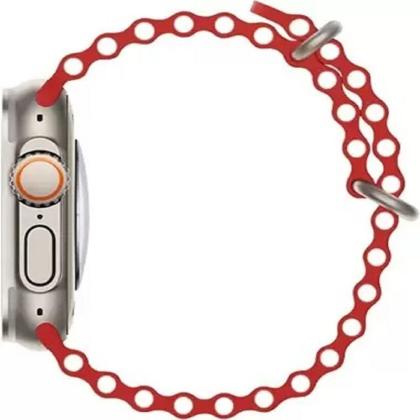 Soft Silicone iWatch Strap Series Ultra -Red
