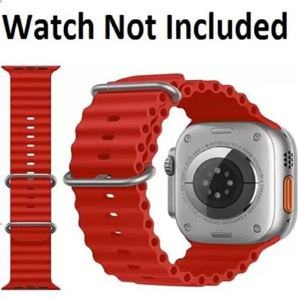 Soft Silicone iWatch Strap Series Ultra -Red