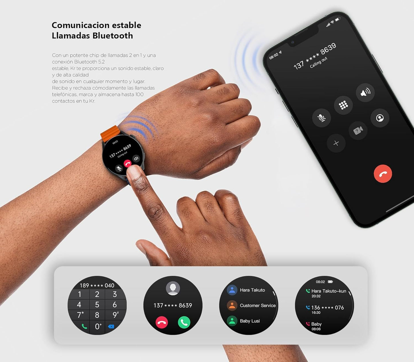 Kieslect KR Pro Smart Watch 2 Straps - Global Version