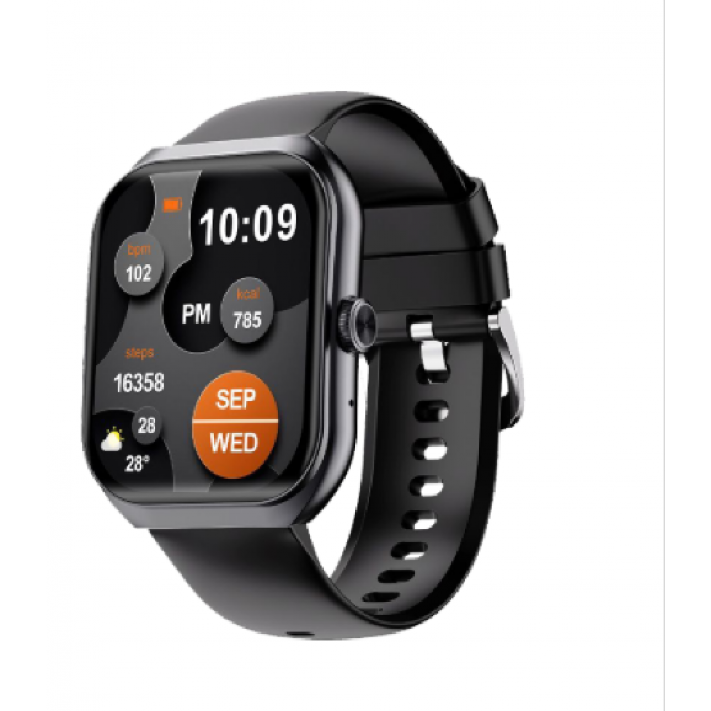 Awei H58 Multifunctional Smart Watch (Men/Women) Fitness Sports Bracelet Compatible with Android iOS- Black - Local Warranty 6 Months