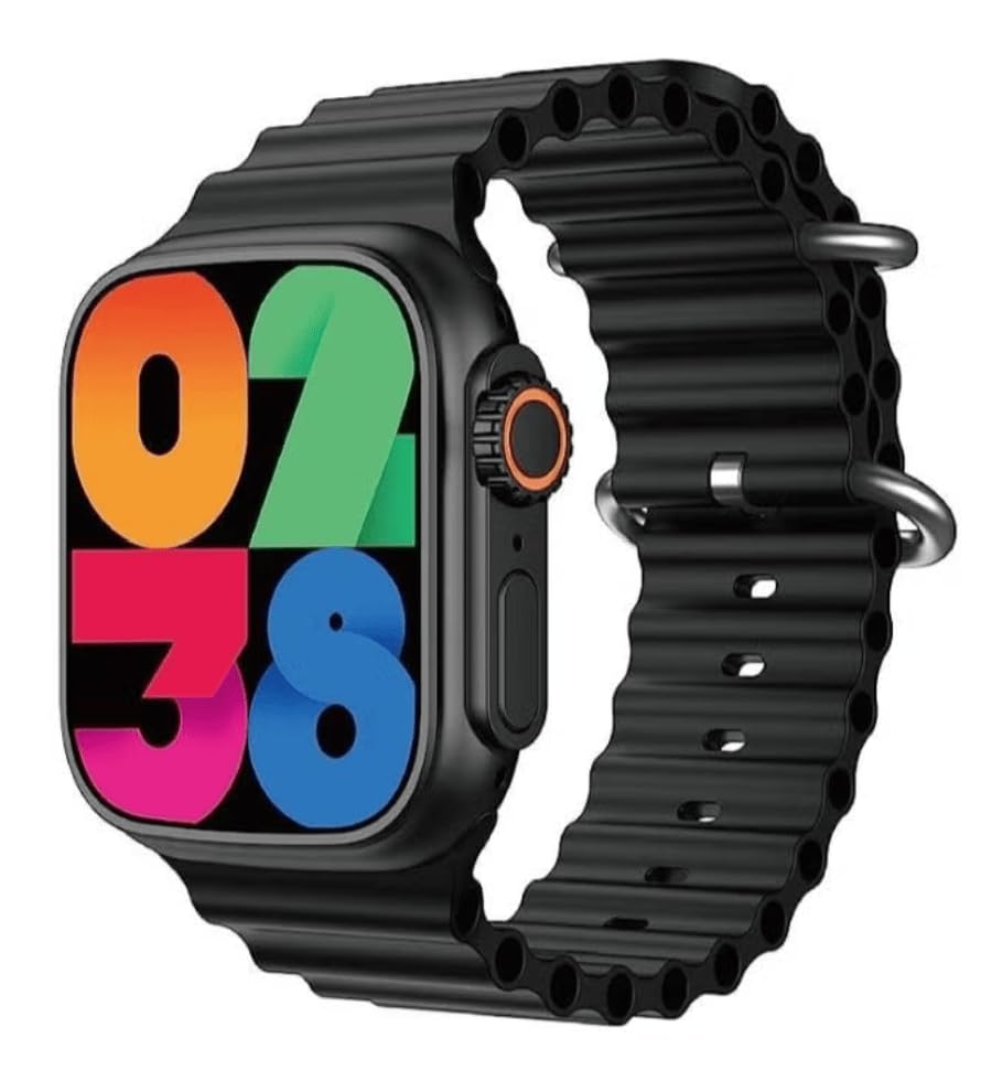 X9 Pro 2 (Super AMOLED) Smart Watch (45mm/2.02", Black) | Aluminum Case