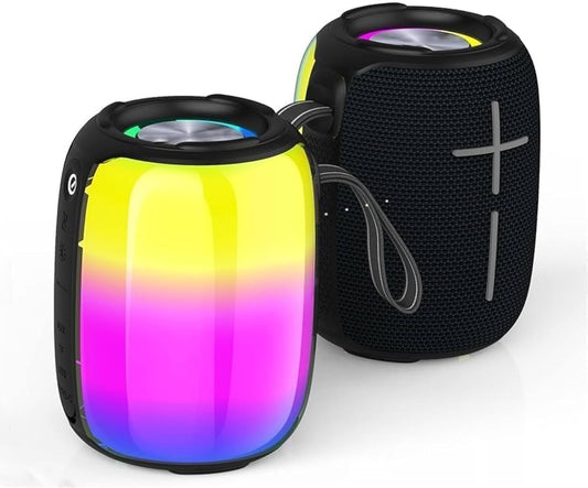 Awei Y525 Bluetooth 5.3 Speaker Portable TWS Hifi Wireless Speaker USB Outdoor Mini Loudspeaker Music RGB Light Playback - Local Warranty - 6 Months