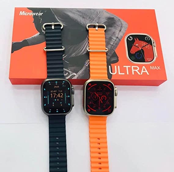Microwear Ultra Max Smartwatch Orange Color