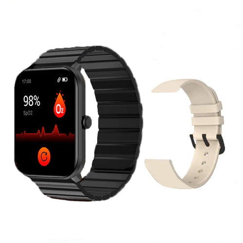 IMILAB W01 Fitness Smart Watch + 2 strap - ضمان سنة من الوكيل المحلي
